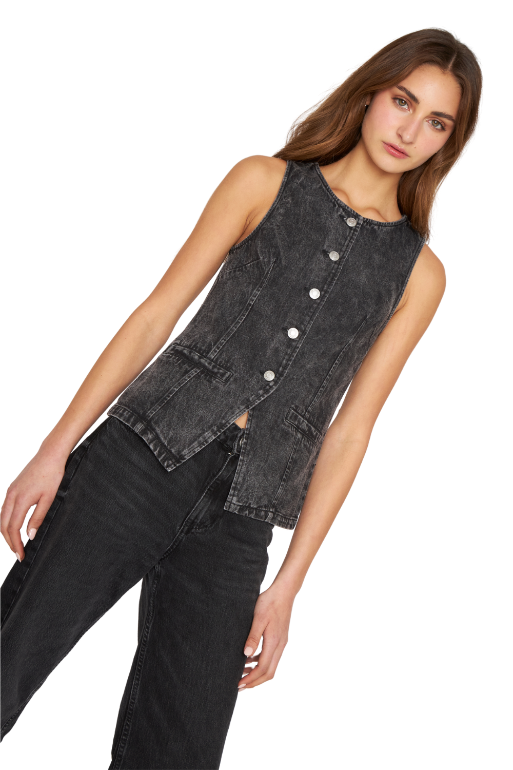 Vest Alicia negro Jacinta Tienda-3
