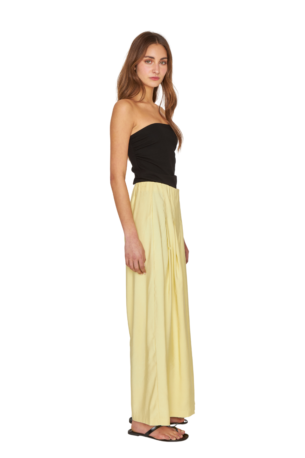 Pantalón Praga Largo amarillo Jacinta Tienda-2