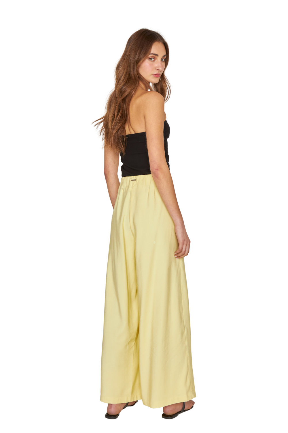 Pantalón Praga Largo amarillo Jacinta Tienda-3