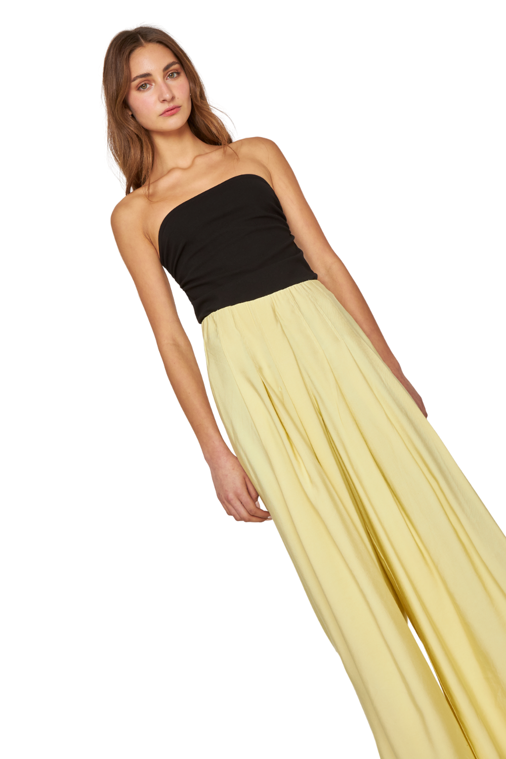 Pantalón Praga Largo amarillo Jacinta Tienda-4