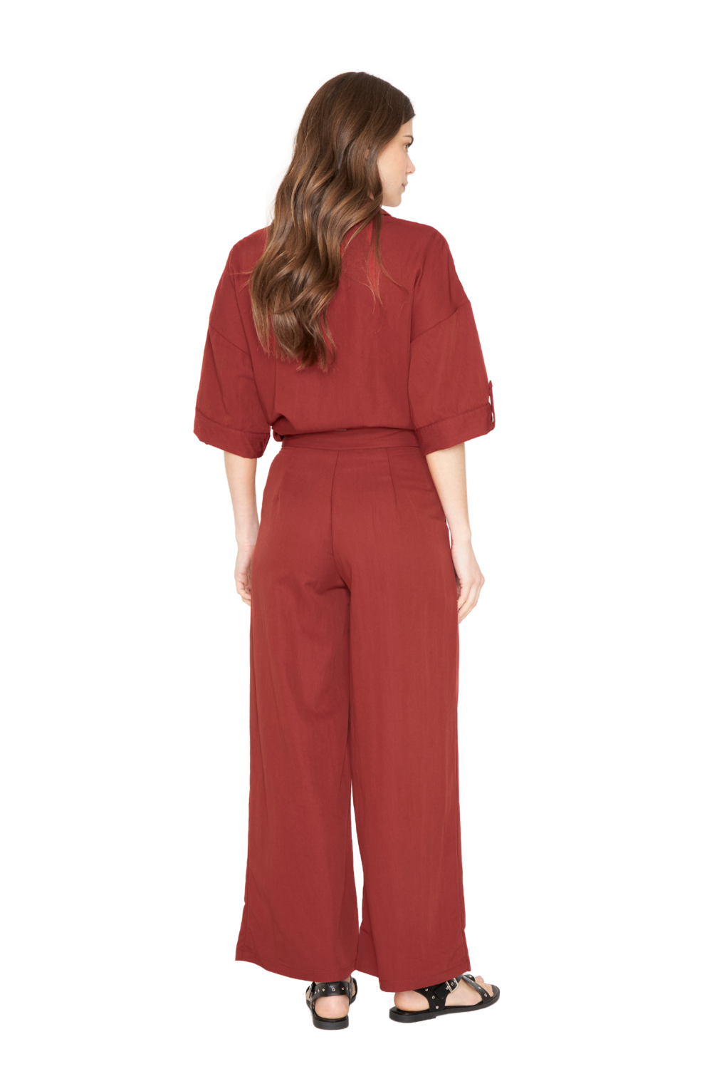 Pantalón Elena terracota Jacinta Tienda-3