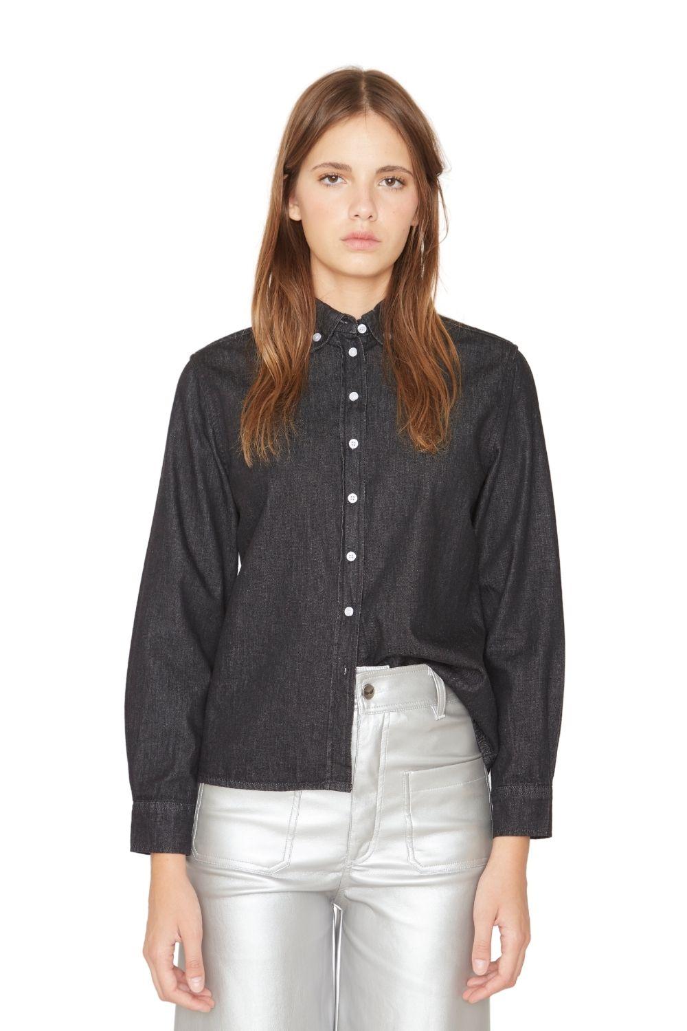 Camisa Denim negra-2