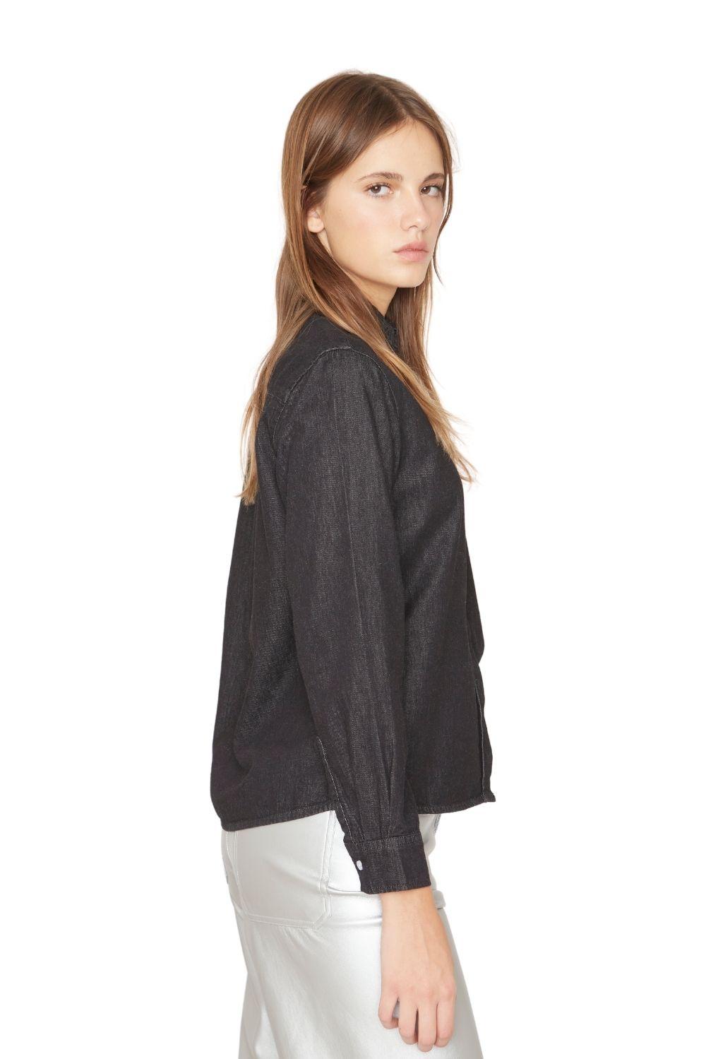 Camisa Denim negra-3