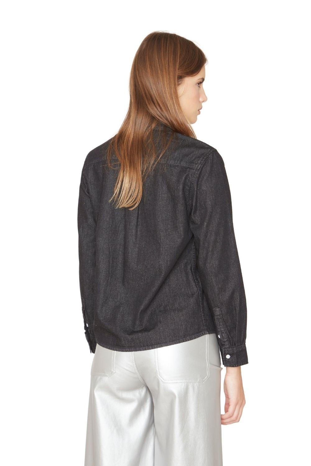 Camisa Denim negra-4