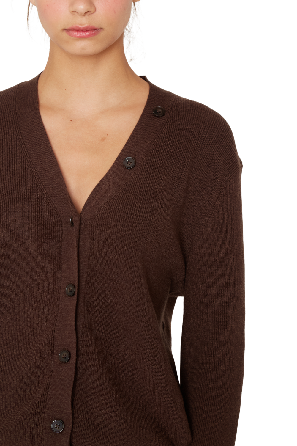 Chaleco Coat café Jacinta Tienda-5