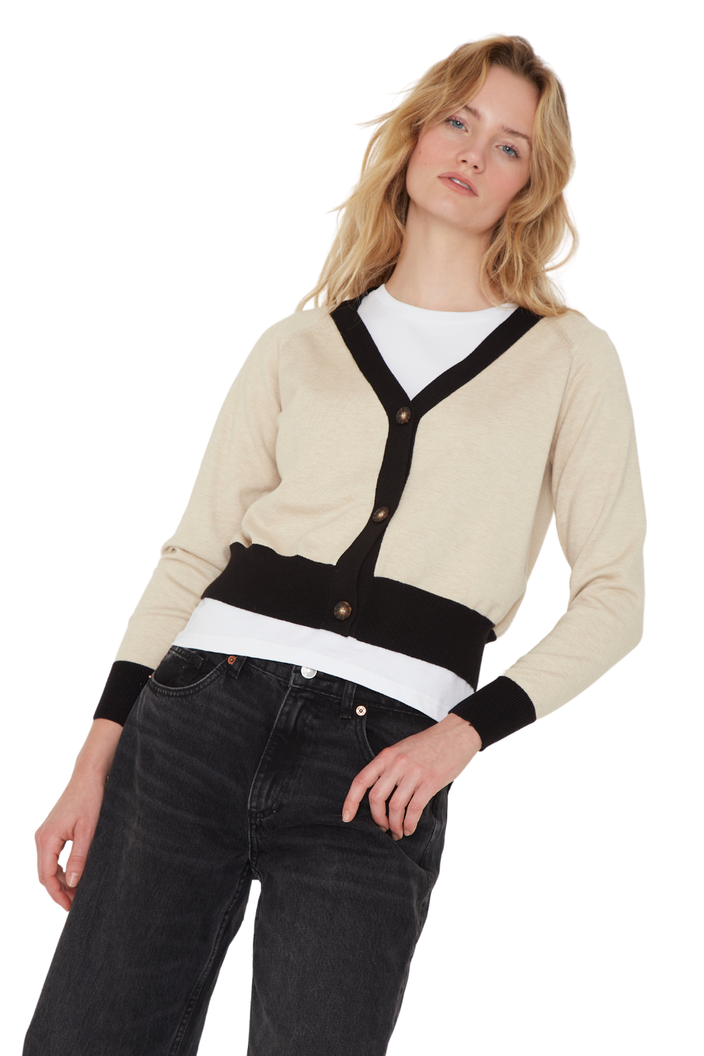 Chaleco Pipa bicolor Jacinta Tienda-3
