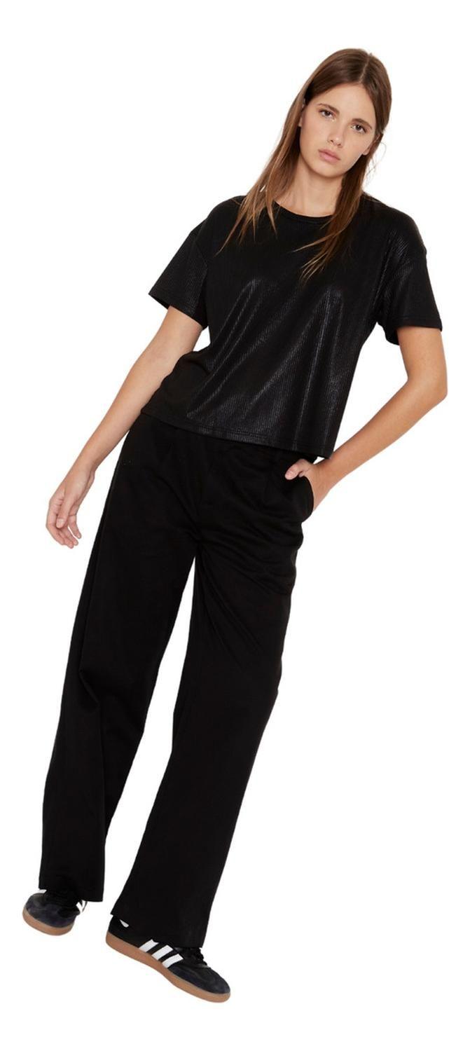 Polera Kurt Glitter Negra Jacinta Tienda-3