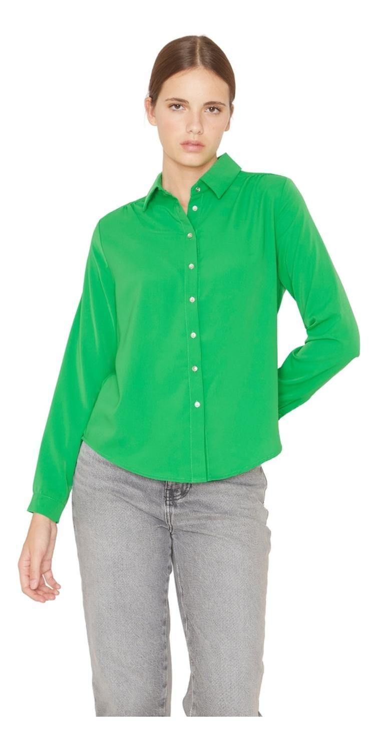 Blusa Sara Iii Verde Jacinta Tienda-0