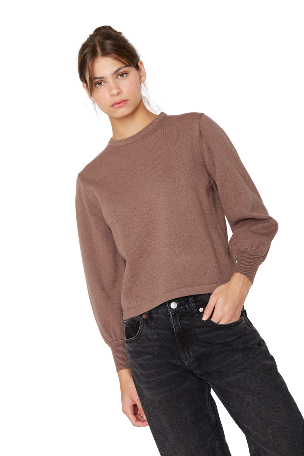 Chaleco Harper café Jacinta Tienda-2