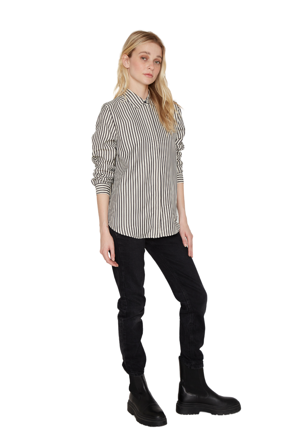 Camisa Cleo negra Jacinta Tienda-3