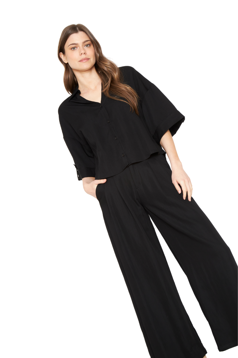 Pantalón Elena negro Jacinta Tienda-2