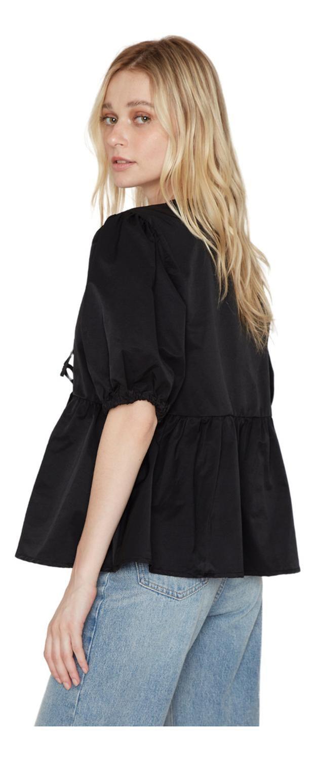 Blusa Lazos Negra Jacinta Tienda-3