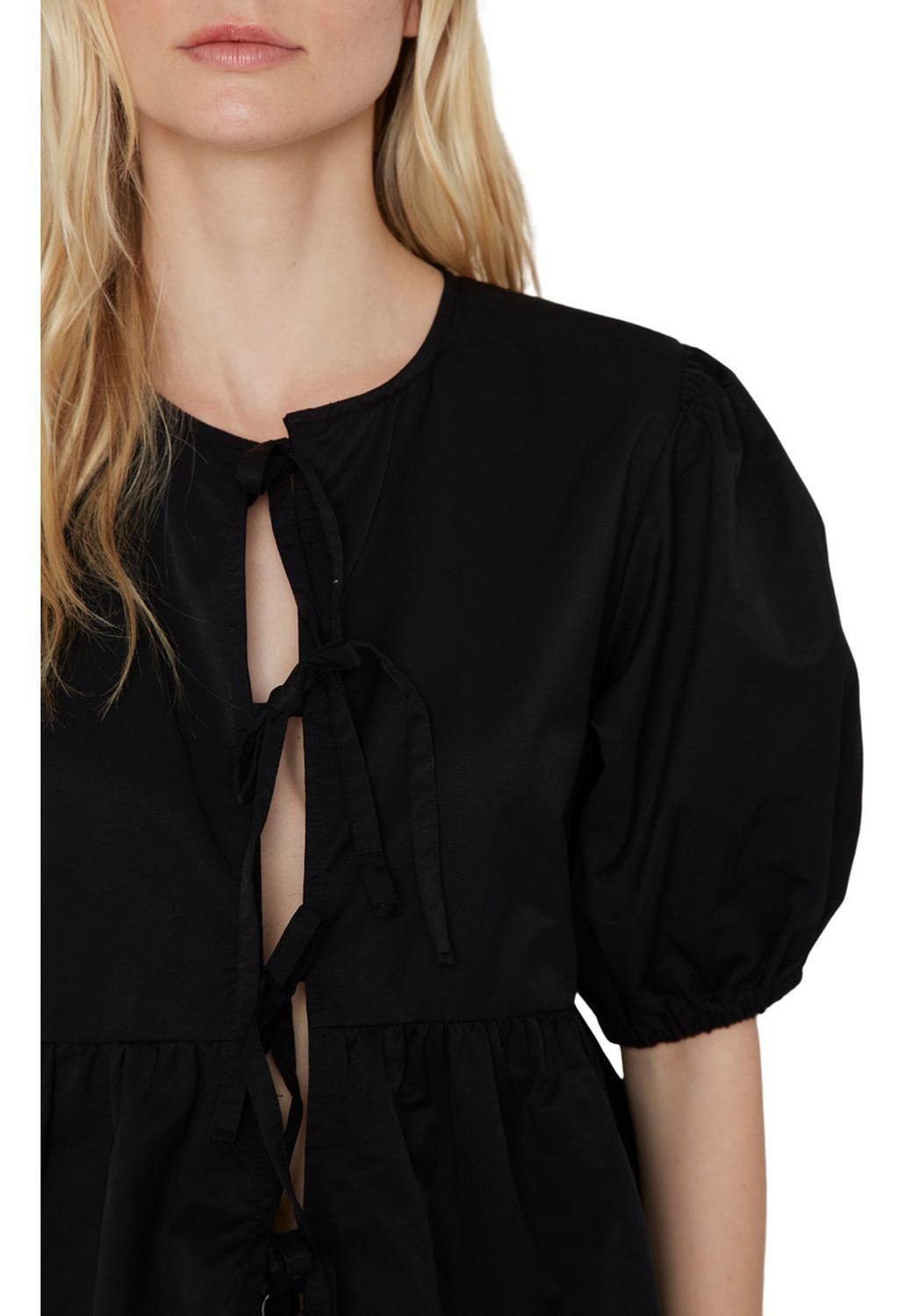 Blusa Lazos Negra Jacinta Tienda-5