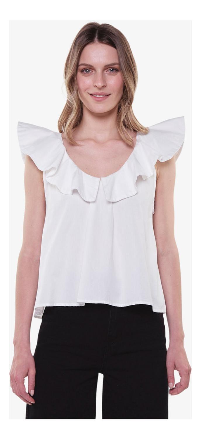 Blusa Olimpia Blanca Jacinta Tienda-6
