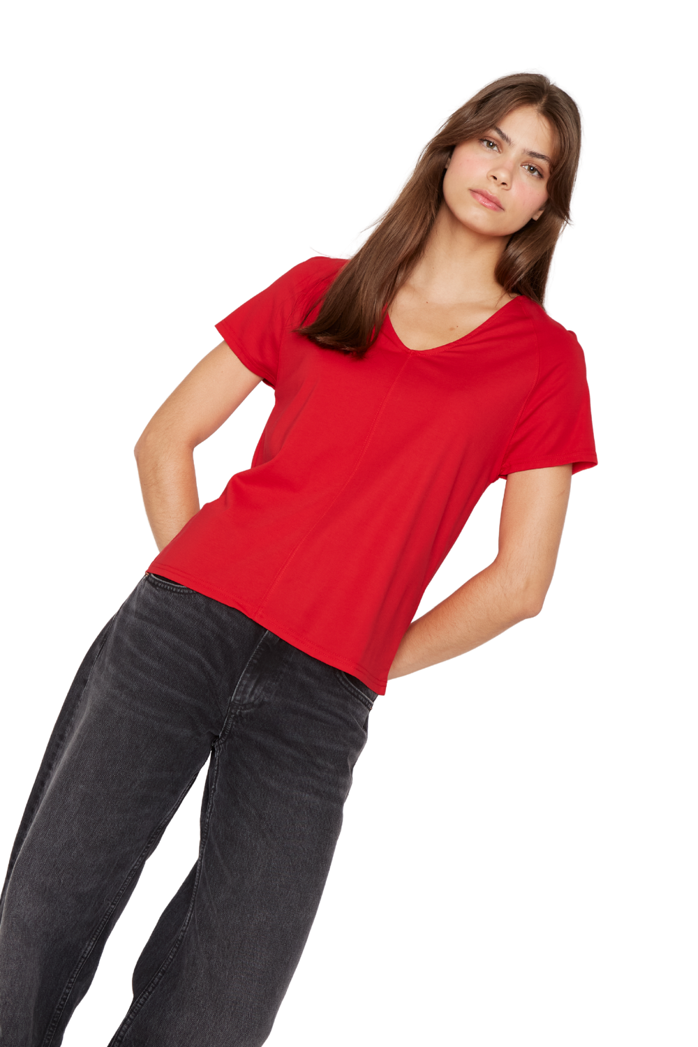 Polera Elena rojo Jacinta Tienda-2