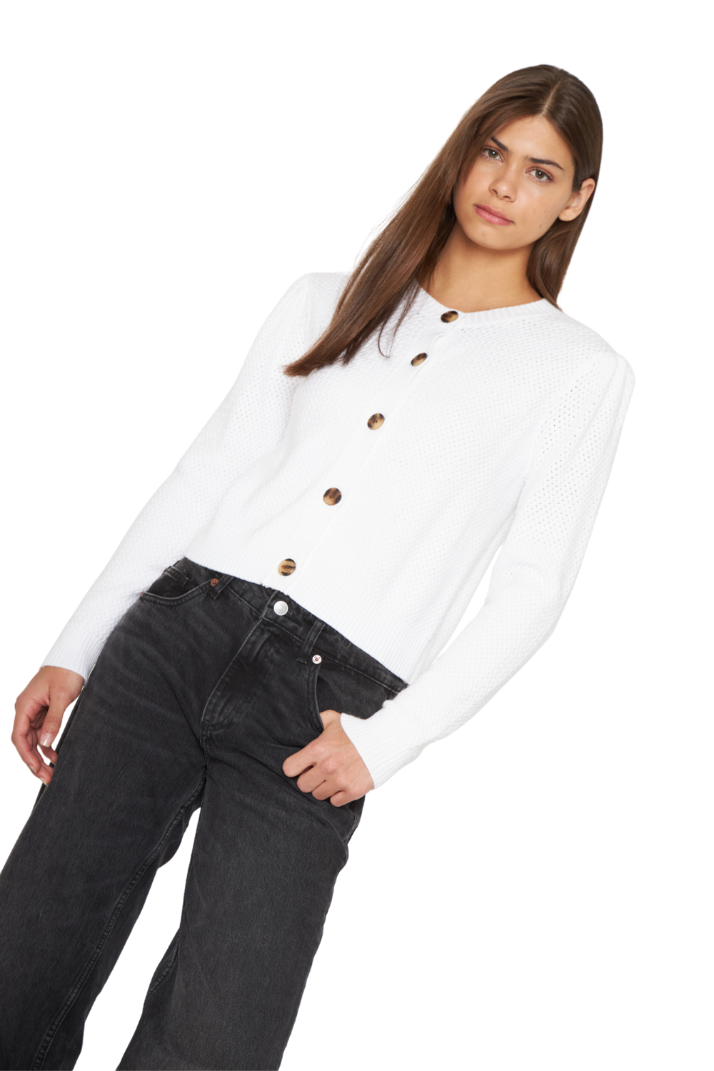 Chaleco Panal blanco Jacinta Tienda-3