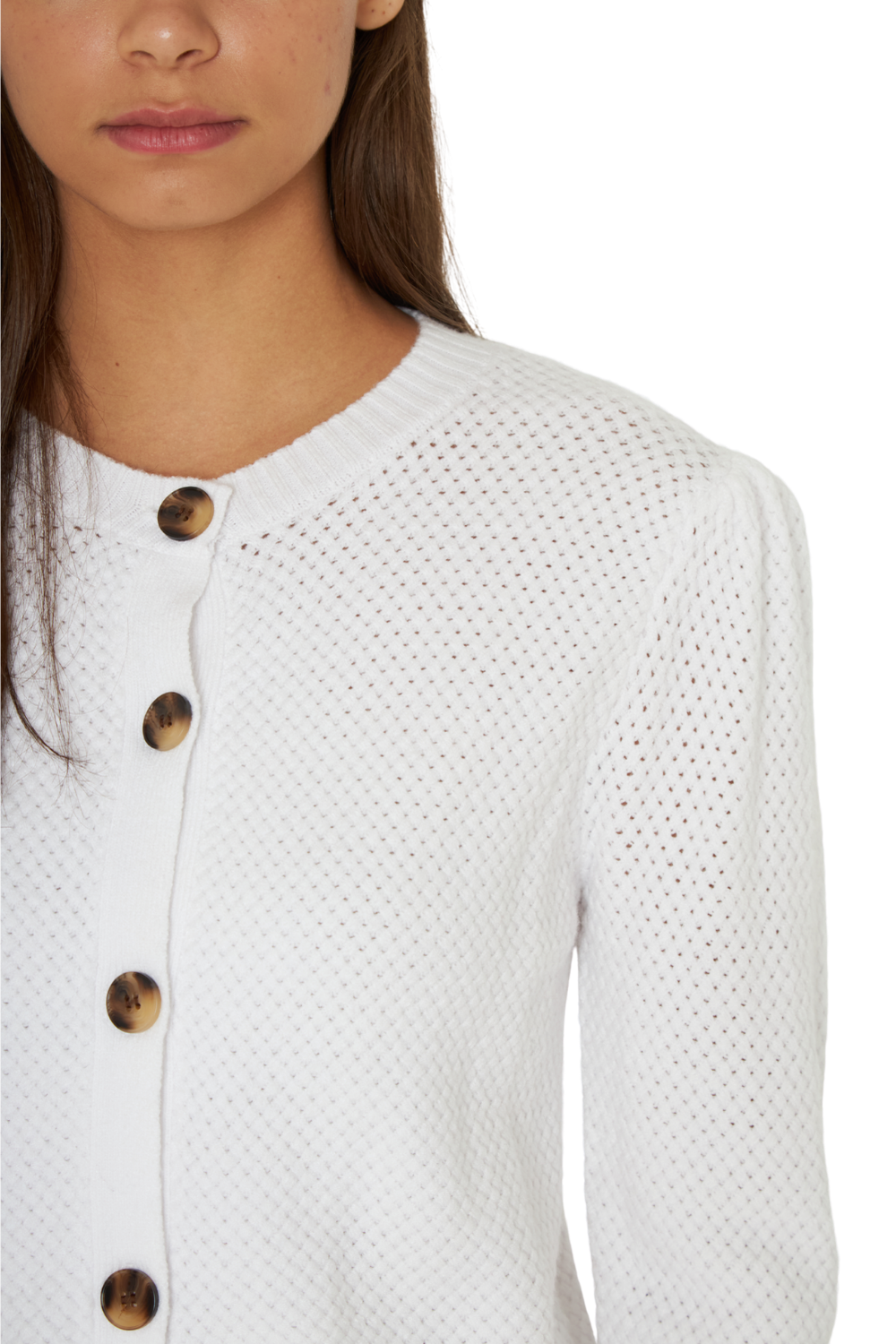 Chaleco Panal blanco Jacinta Tienda-5