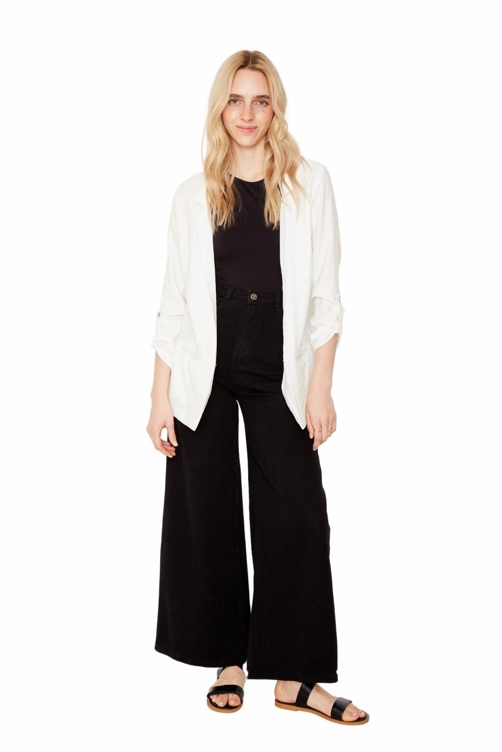 Blazer Olivia blanco Jacinta Tienda-5