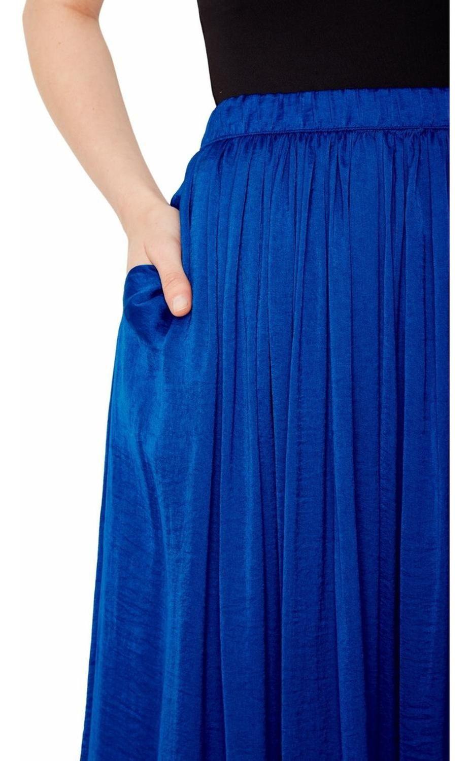 Falda Elisa Azul Jacinta Tienda-5