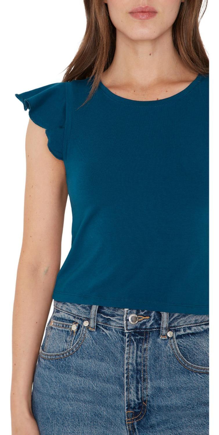 Polera Gracia Alitas Iii Petróleo Jacinta Tienda-5