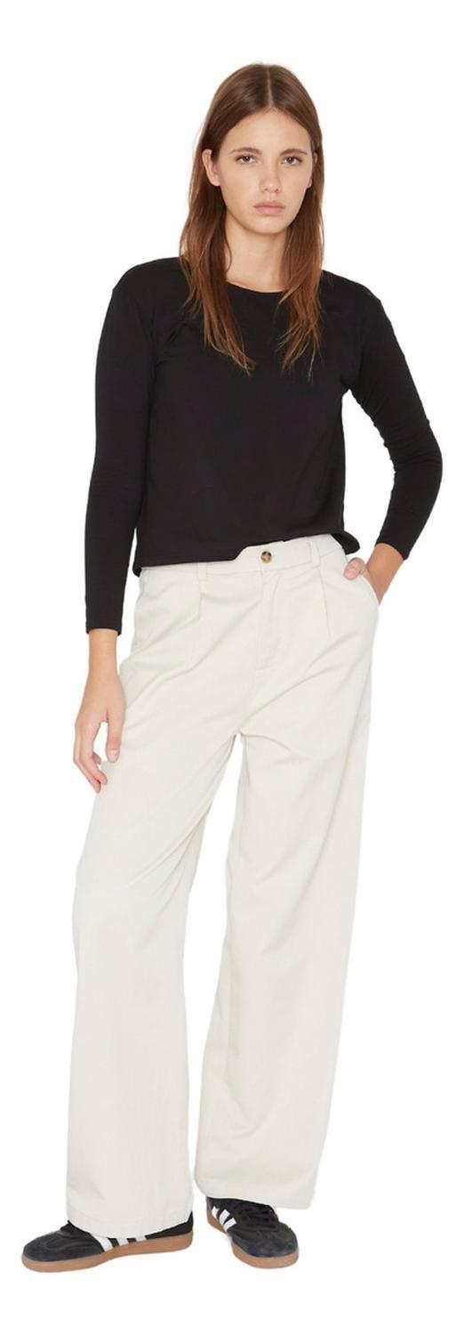 Pantalón Sastre Crudo Jacinta Tienda-3