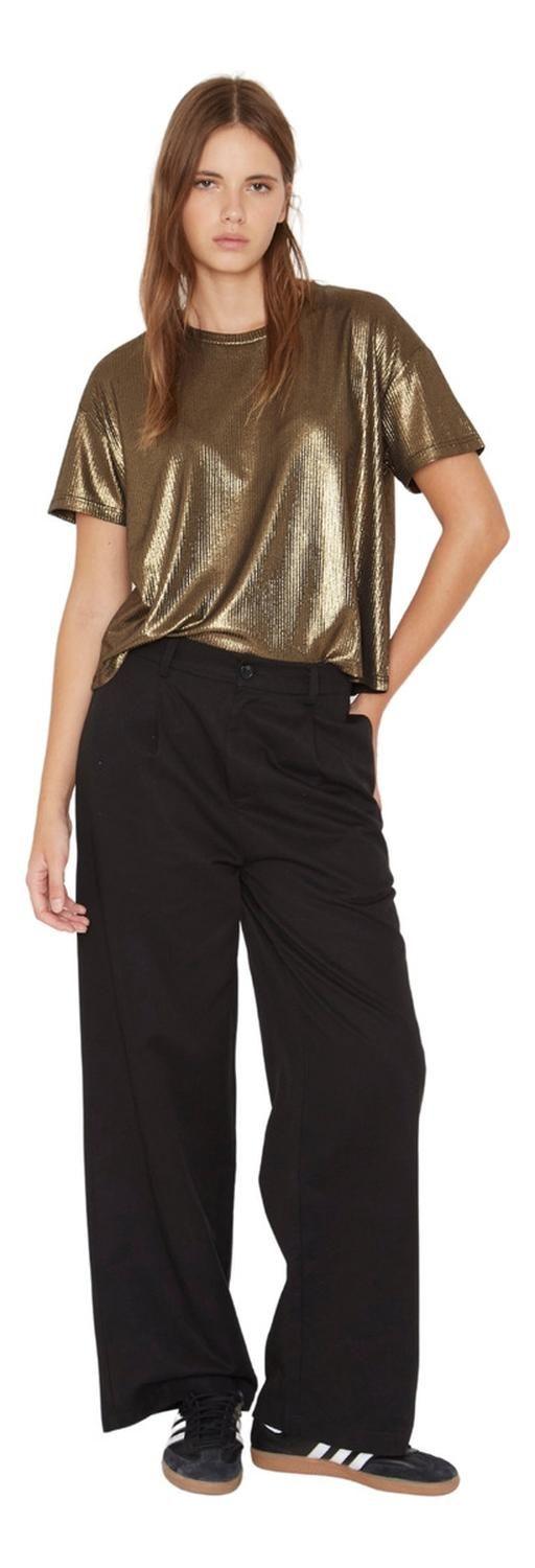 Polera Kurt Glitter Dorada Jacinta Tienda-4