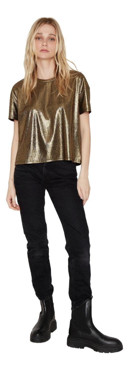 Polera Kurt Glitter Dorada Jacinta Tienda-7