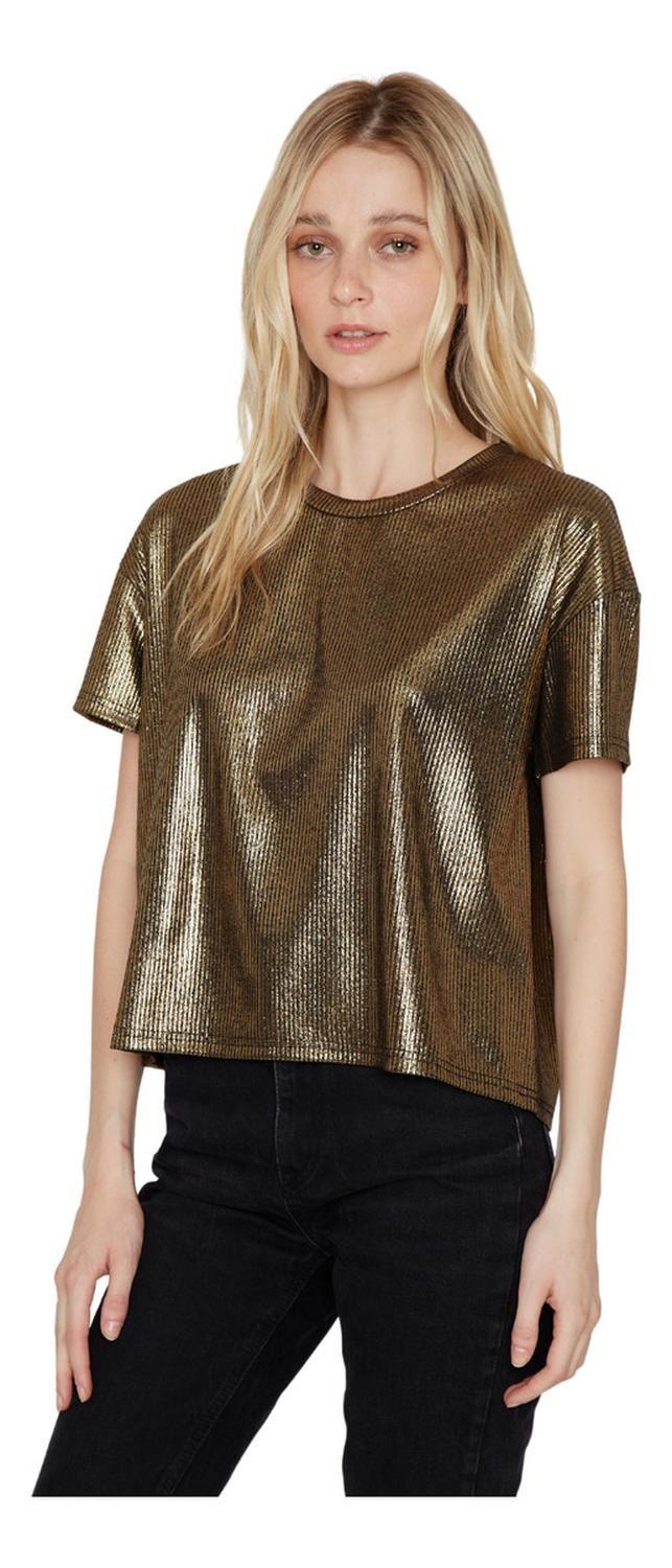 Polera Kurt Glitter Dorada Jacinta Tienda-9