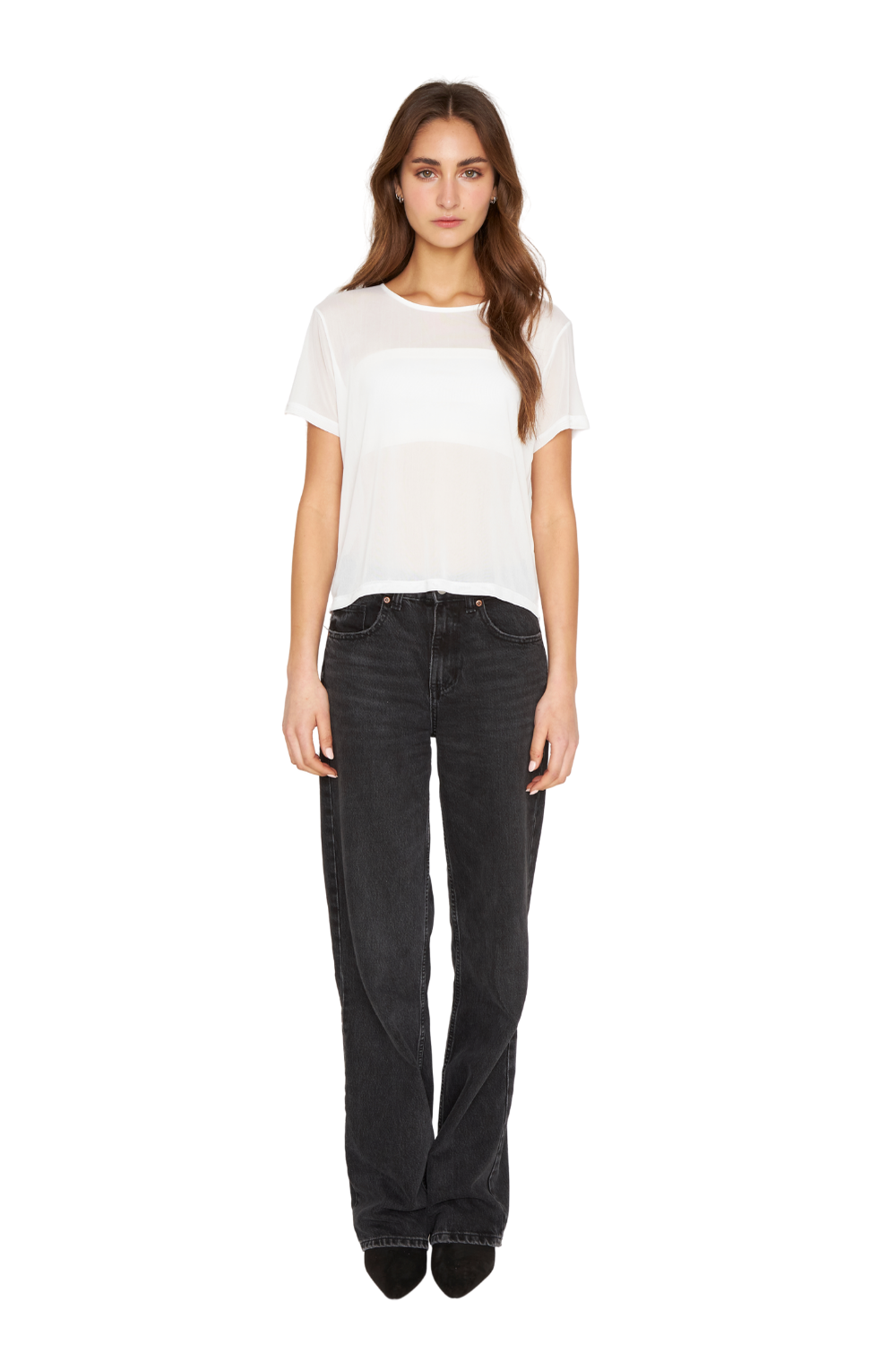 Polera Net manga corta blanca Jacinta Tienda-4