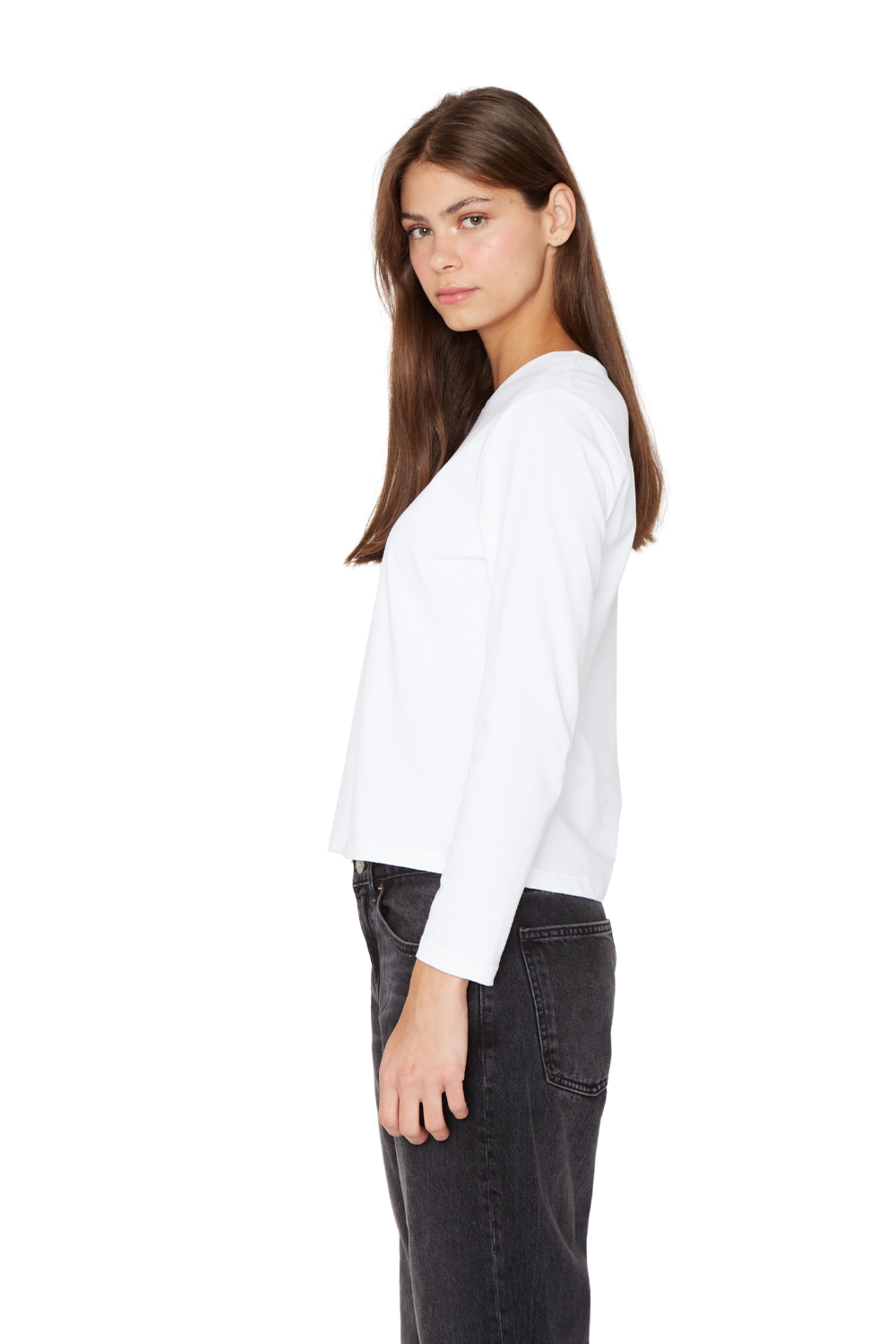 Polera Jacinta manga larga blanca Jacinta Tienda-3