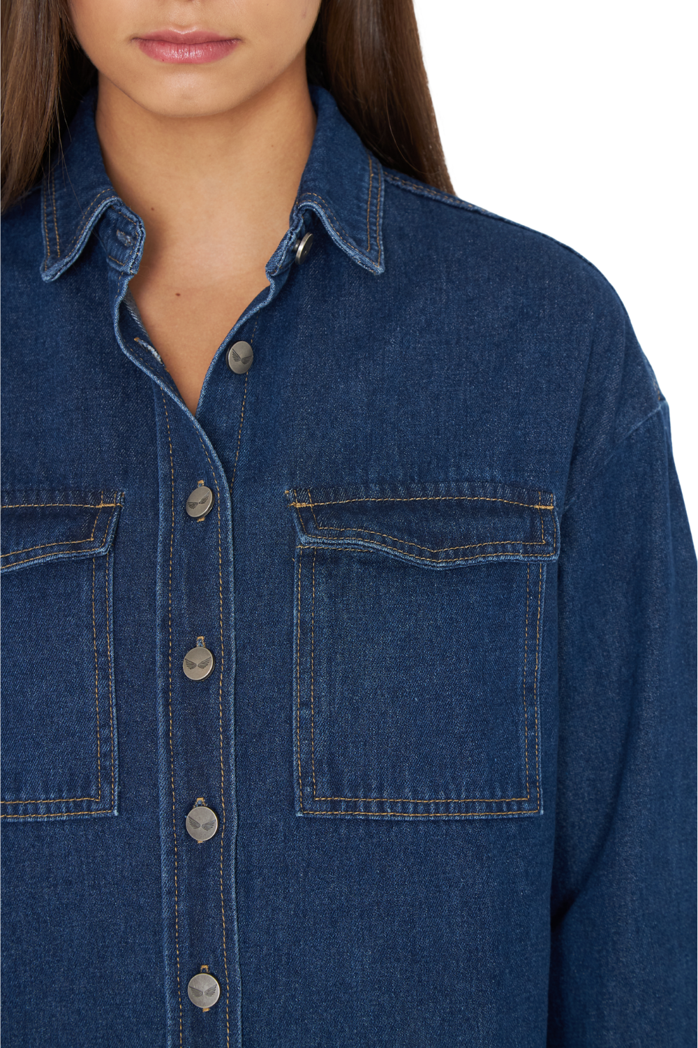 Chaqueta Josefa azul índigo Jacinta Tienda-5