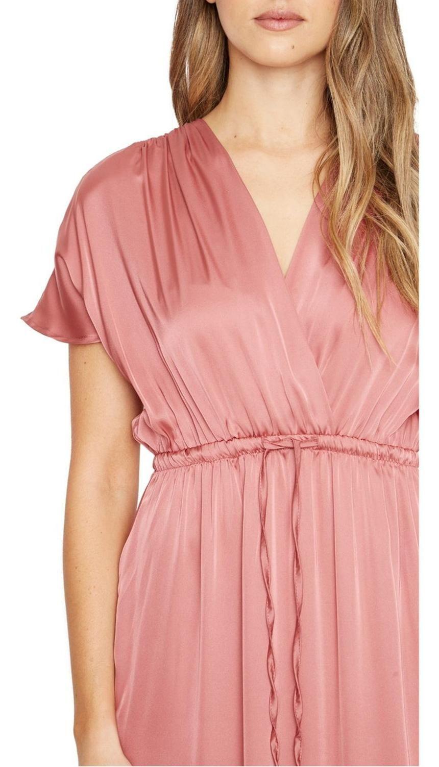 Vestido Lucila Satin Cobre Jacinta Tienda-5