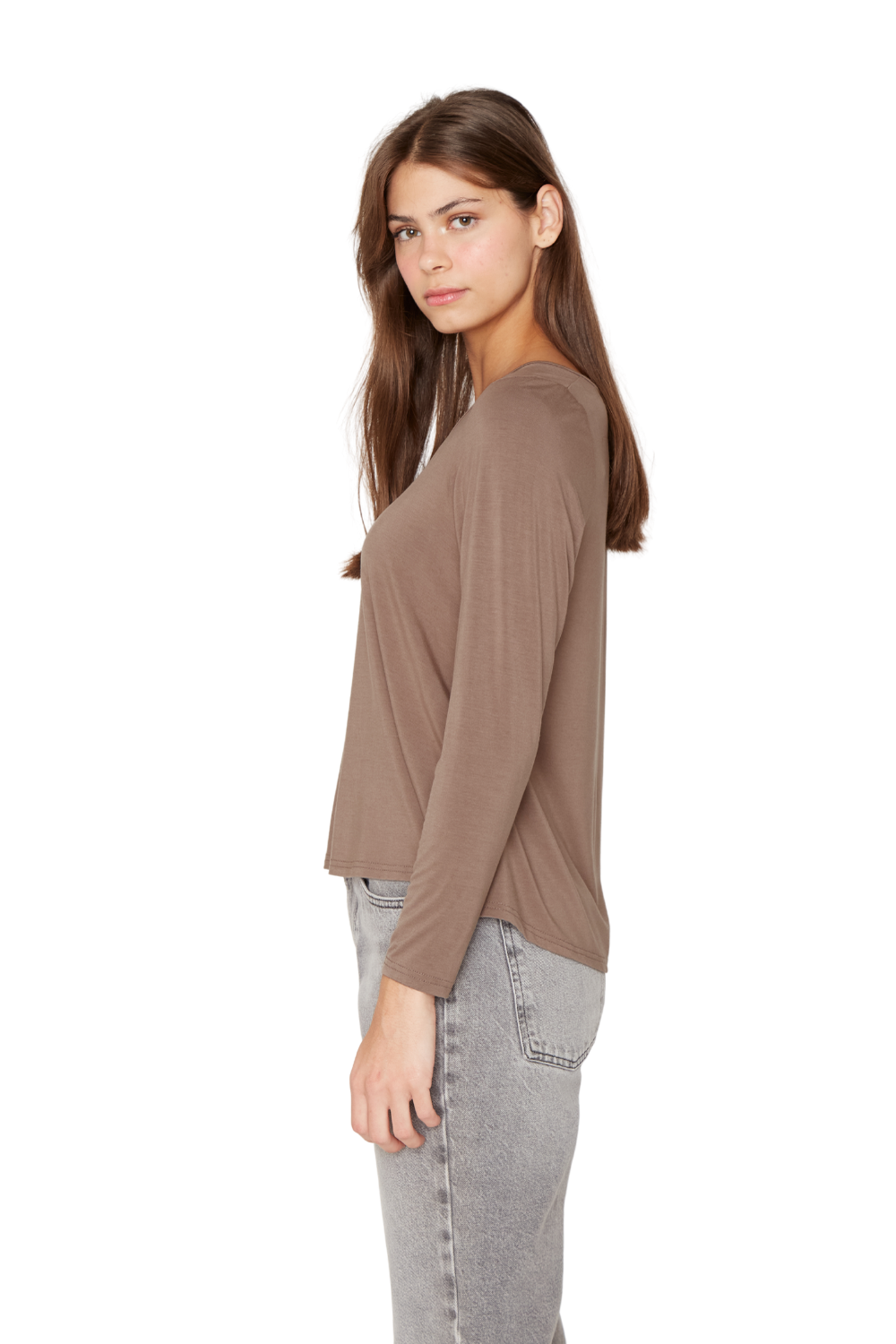 Polera Frida III café Jacinta Tienda-2