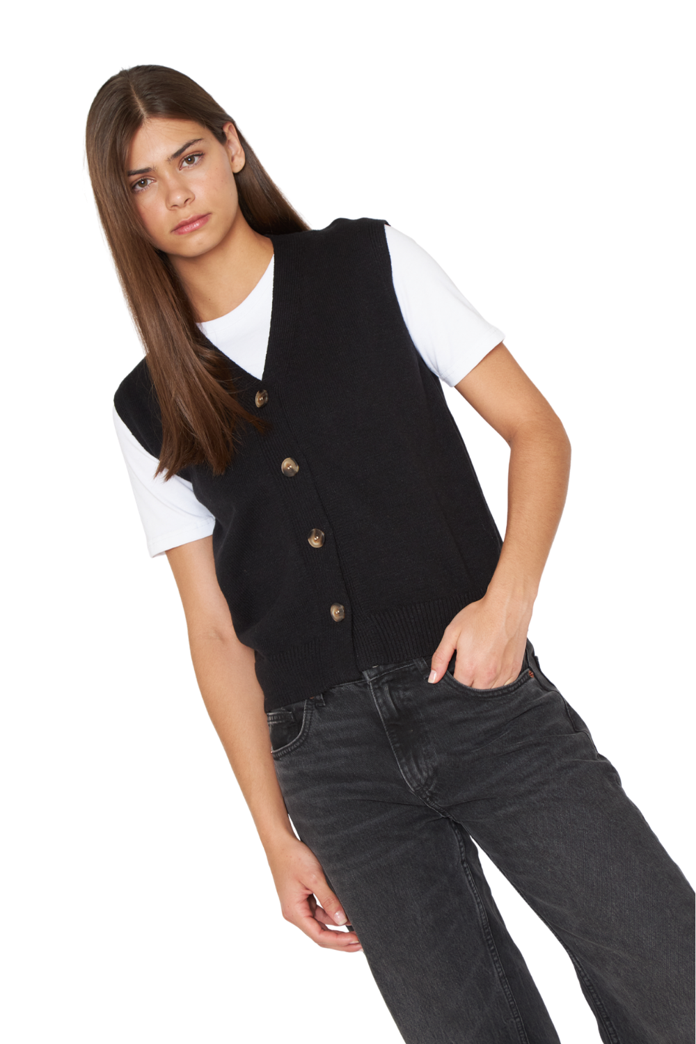 Chaleco Vale negro Jacinta Tienda-4