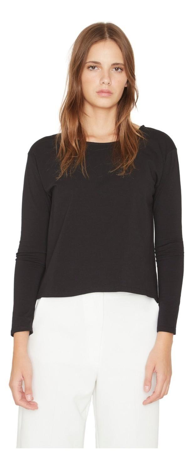 Polera Clara Ii Negra Jacinta Tienda-1