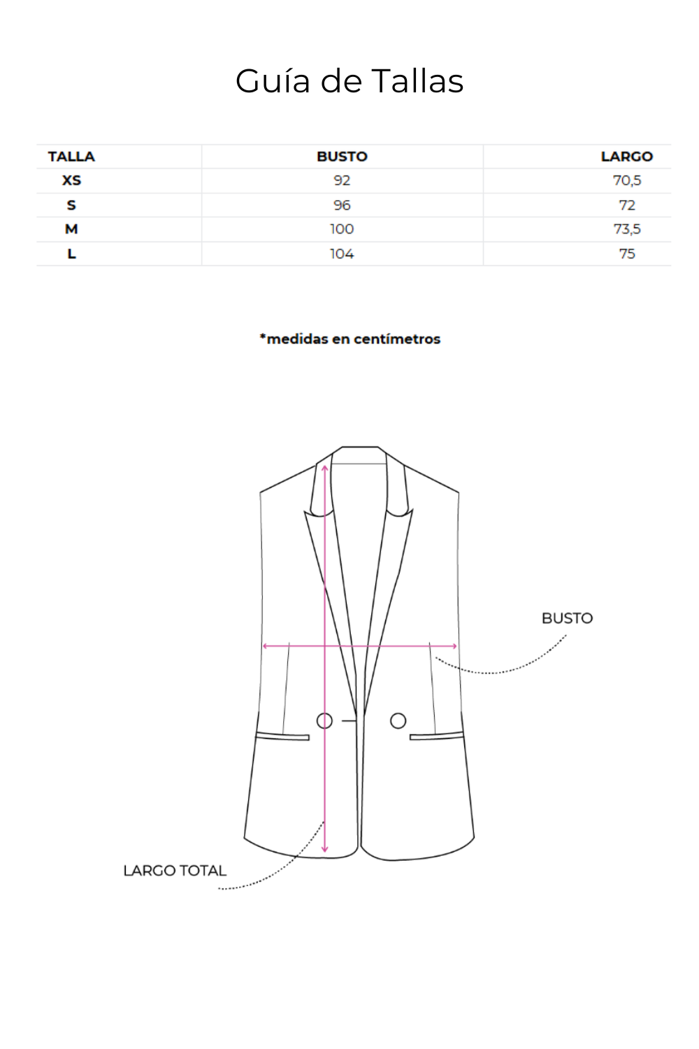 Chaqueta Royal sin mangas negra Jacinta Tienda-7