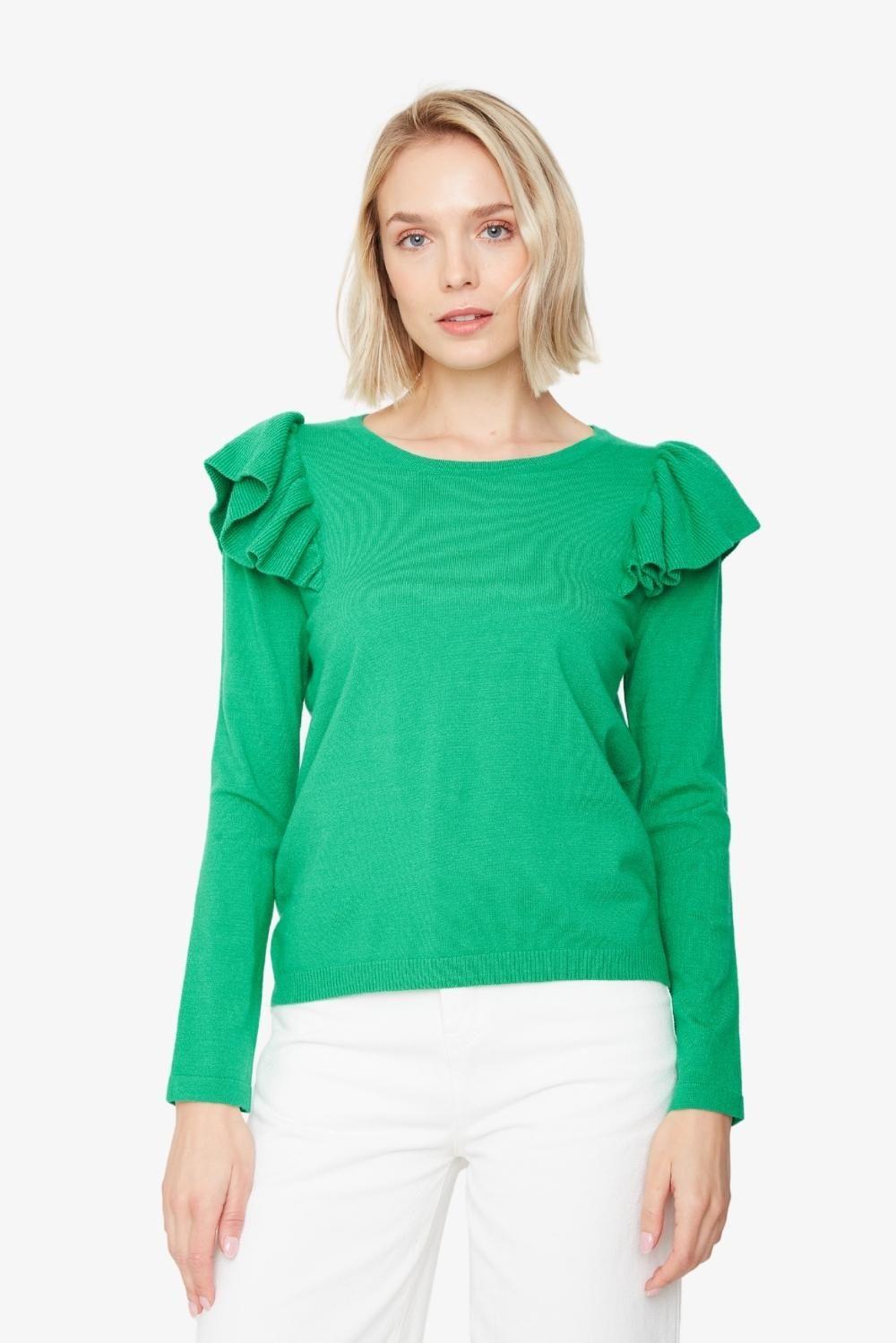 Chaleco Olimpia verde Jacinta Tienda-0