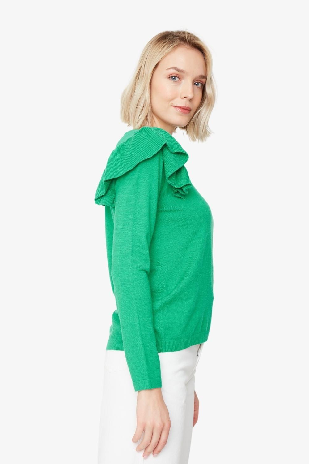 Chaleco Olimpia verde Jacinta Tienda-1