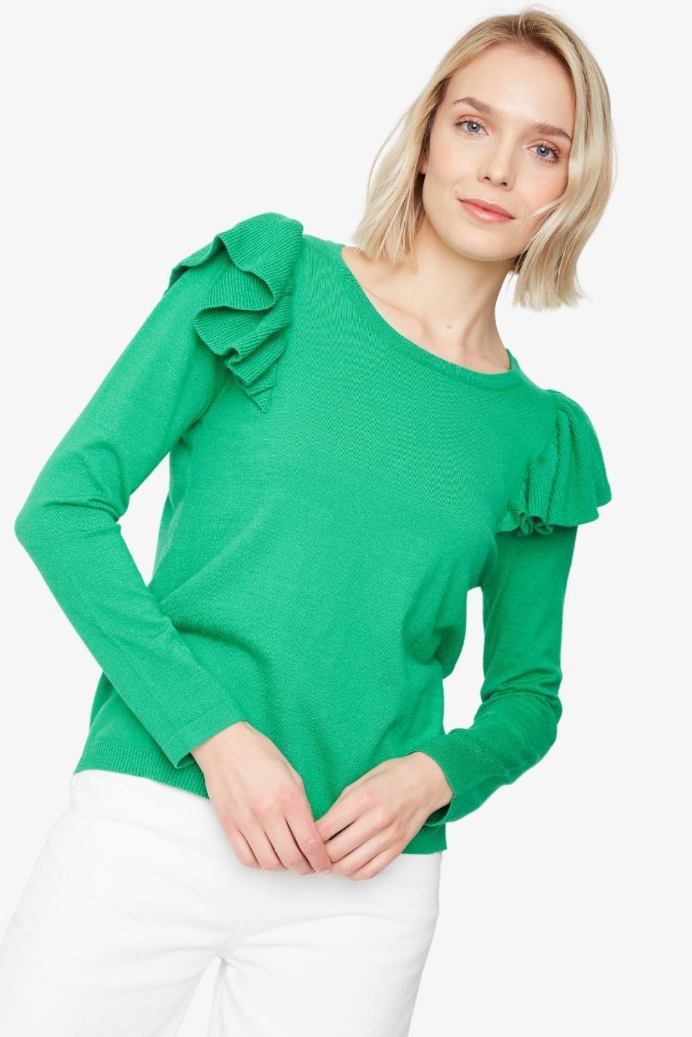 Chaleco Olimpia verde Jacinta Tienda-4