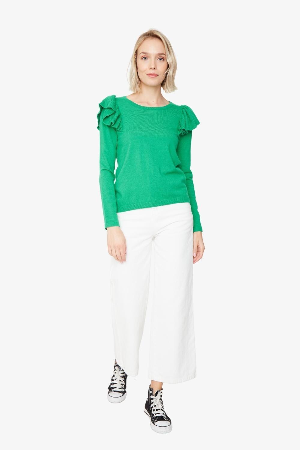 Chaleco Olimpia verde Jacinta Tienda-6