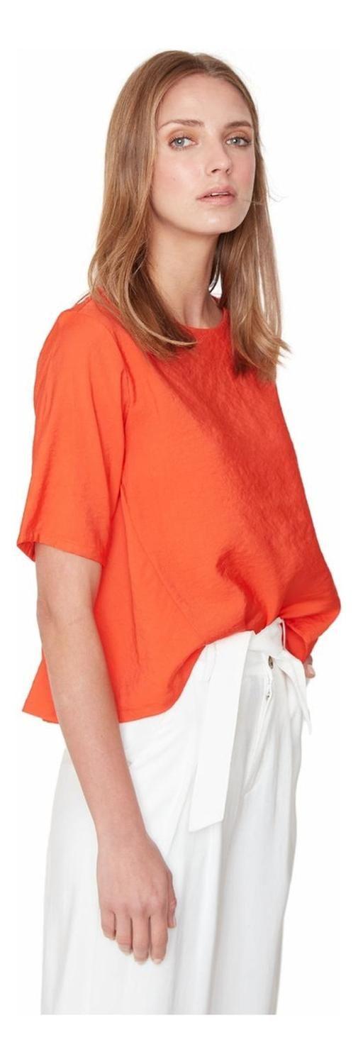 Polera Carmen Coral Jacinta Tienda-2