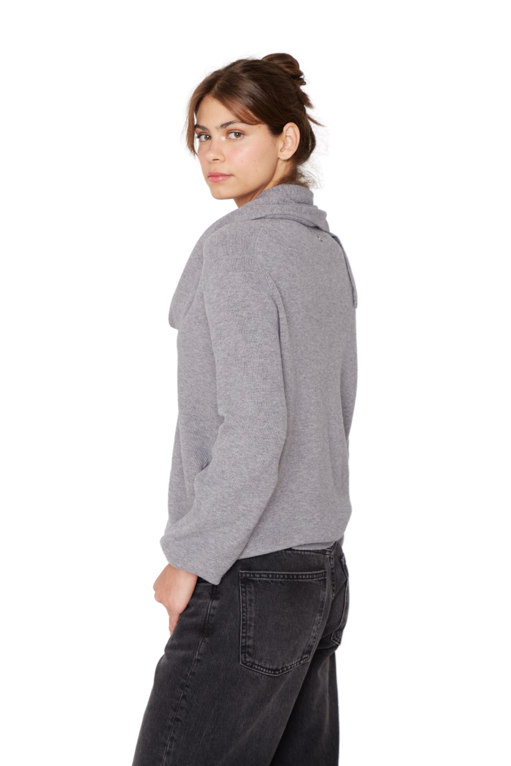 Chaleco Coat gris Jacinta Tienda-4