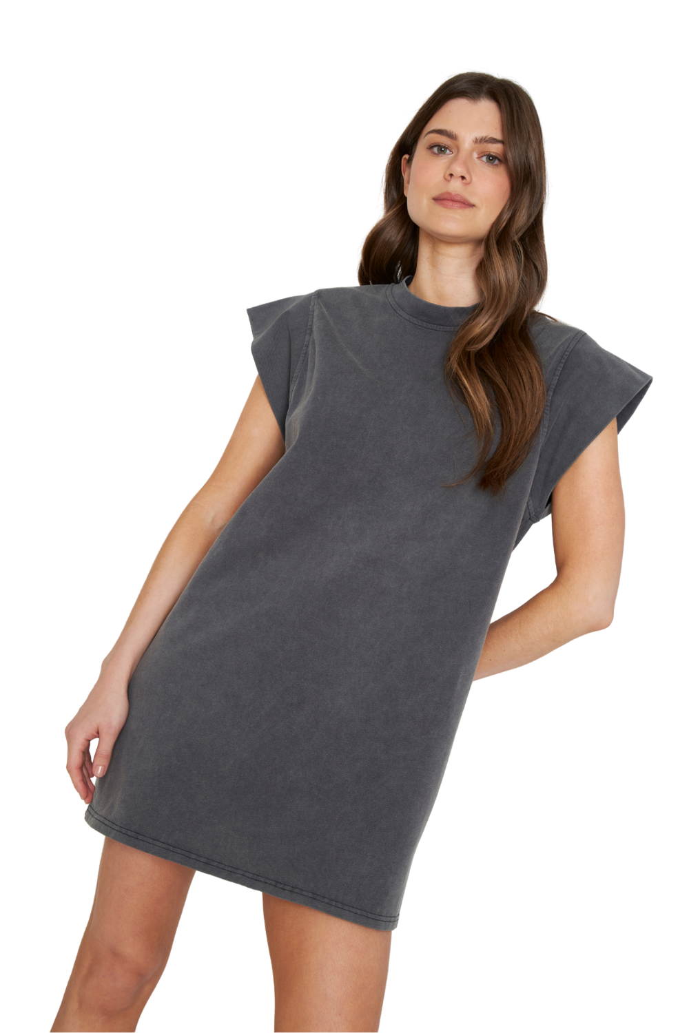 Vestido Lara Rib gris Jacinta Tienda-3