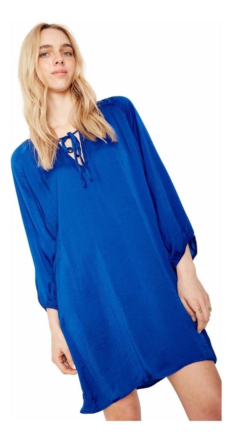 Vestido Ibiza Azul  XXL azul XS azul-0