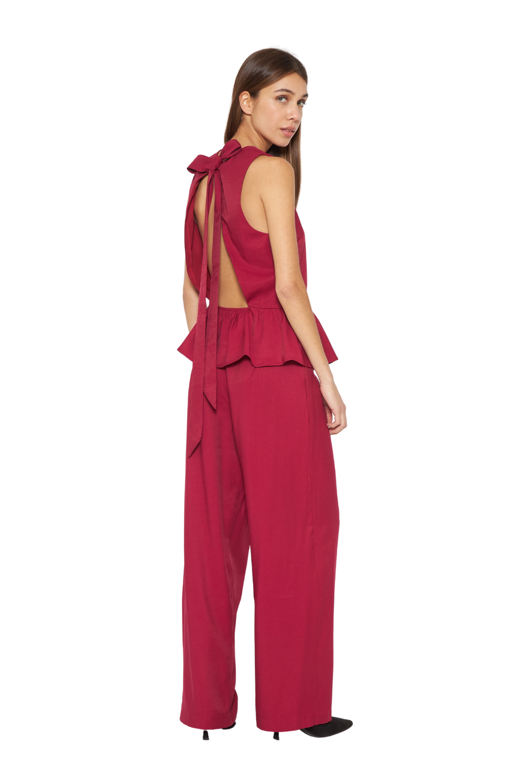Blusa Tesa burdeo Jacinta Tienda-6