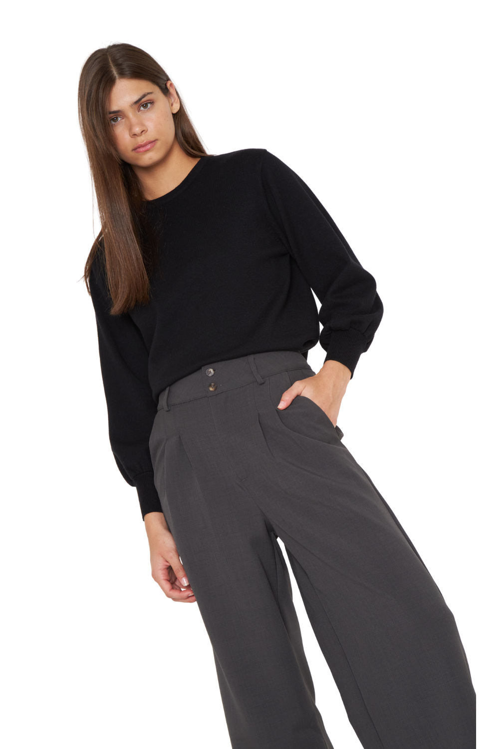 Pantalón Laura Winter gris Jacinta Tienda-3