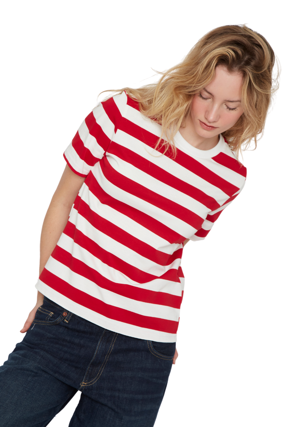 Polera Aspen rayas roja Jacinta Tienda-0