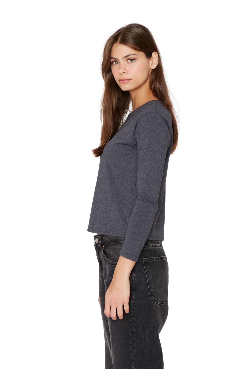 Polera Bianca II gris oscura Jacinta Tienda-2