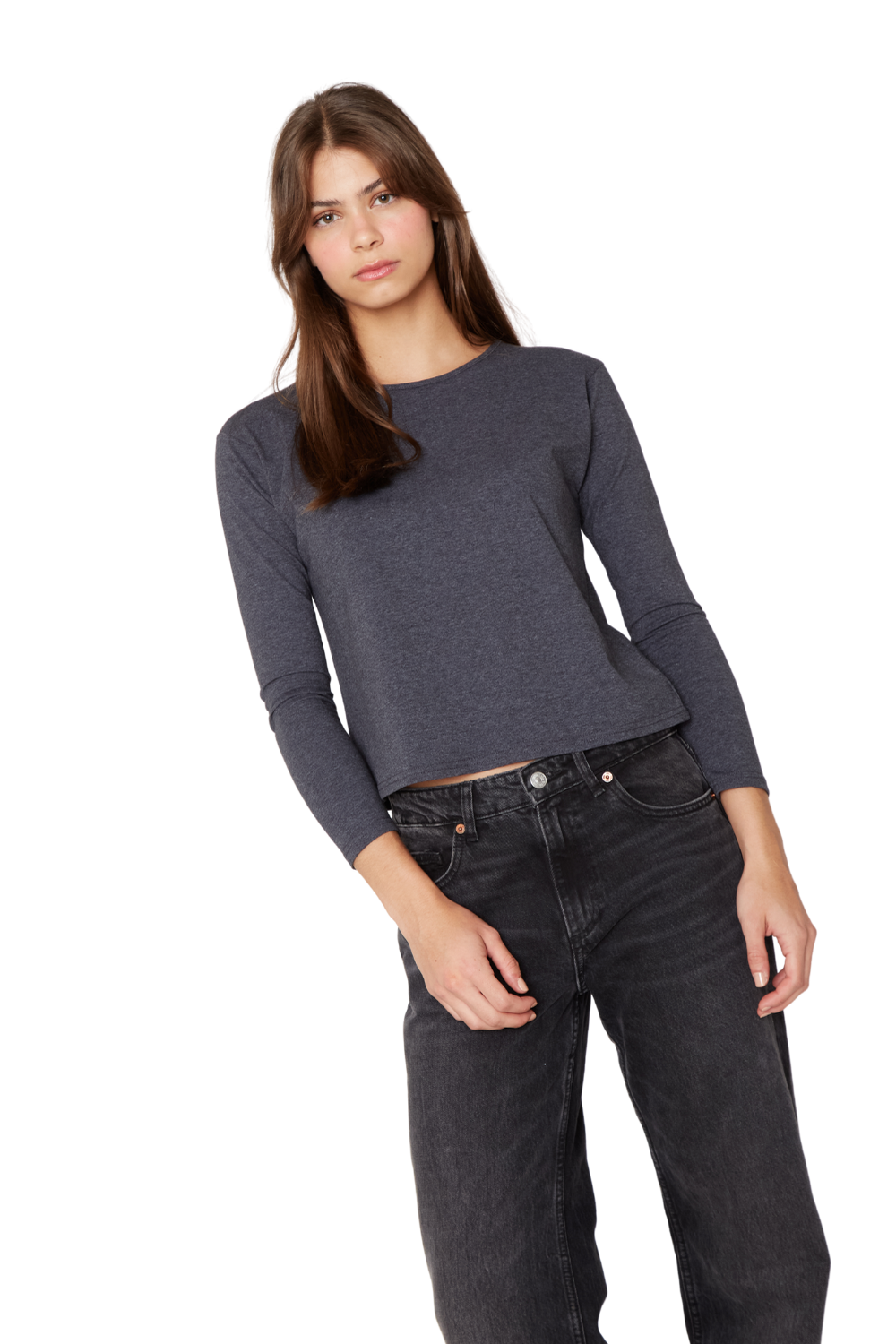 Polera Bianca II gris oscura Jacinta Tienda-3