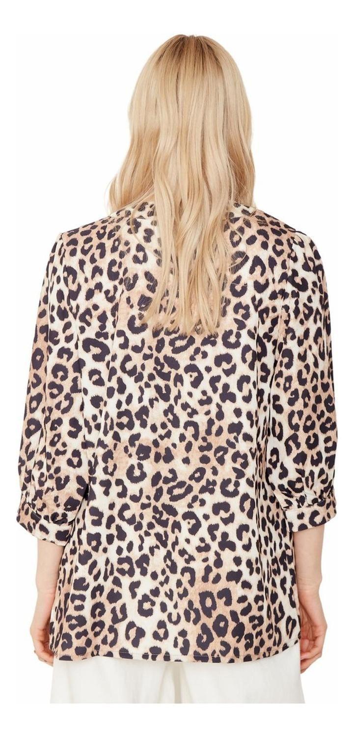 Kimono Eva Corto Leopard Print-3